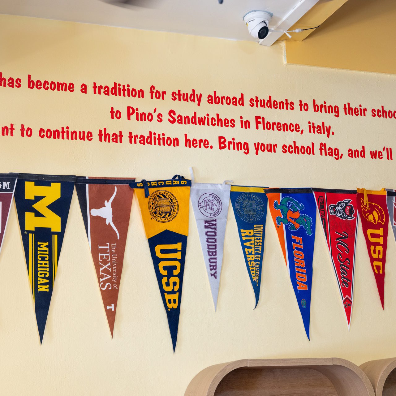 The Flags on the Walls